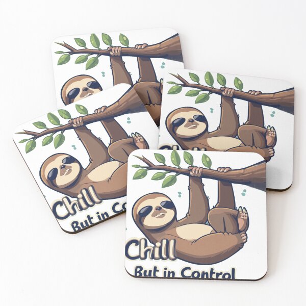 Item preview, Chill, But in Control – Relaxed Sloth with Sunglasses Design designed and sold by Kayanvaart.