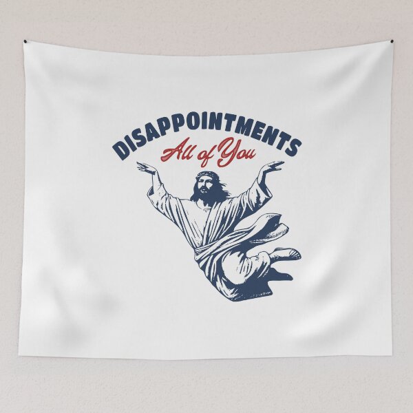Item preview, Disappointments All of You - Funny Jesus Meme Vintage Christian Art designed and sold by YOBOHO11.