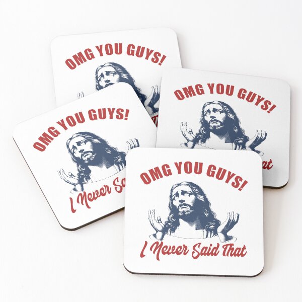 Item preview, OMG You Guys! I Never Said That - Funny Jesus Meme Vintage Christian Art, funny christian, jesus meme, funny jesus designed and sold by YOBOHO11.