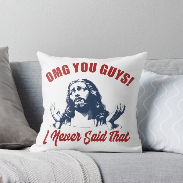 Item preview, OMG You Guys! I Never Said That - Funny Jesus Meme Vintage Christian Art, funny christian, jesus meme, funny jesus designed and sold by YOBOHO11.
