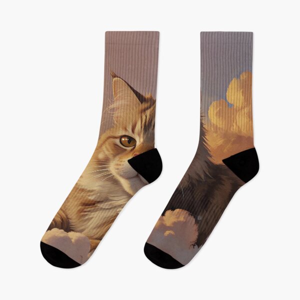 Item preview, Cloud Guardian – The Dreamy Sky Cat designed and sold by Nickyayee.