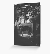 Lodge BW Greeting Card
