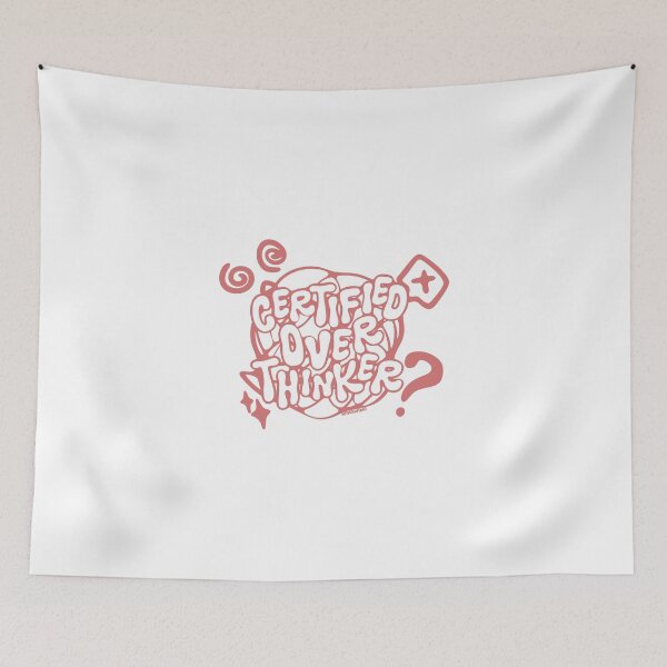 Item preview, Certified Overthinker. designed and sold by Pochi Vibes.