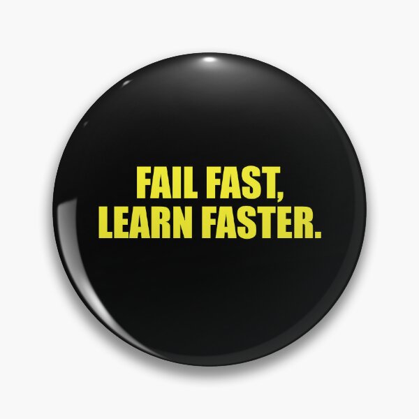 Item preview, Fail Fast, Learn Faster designed and sold by NOTRE-BONHEUR.