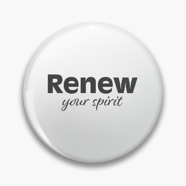 Item preview, Renew Your Spirit – Christian Lent Season Typography designed and sold by CrossCrafted.