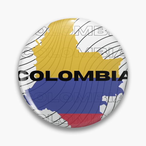 Item preview, Flag Map of Colombia designed and sold by nyblydd.