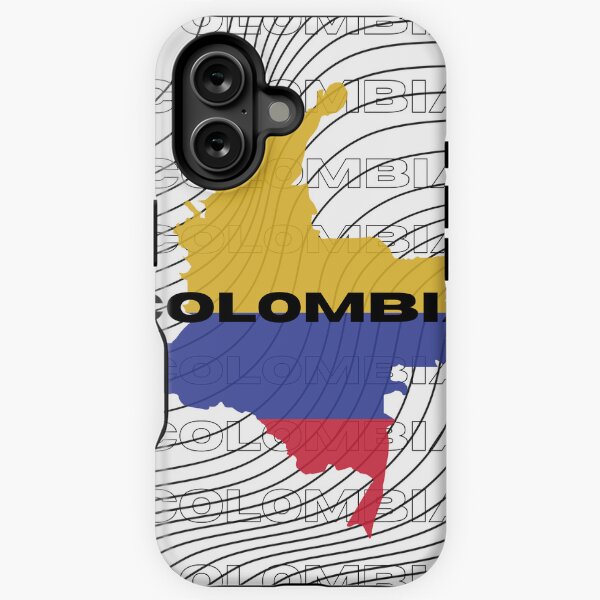 Item preview, Flag Map of Colombia designed and sold by nyblydd.