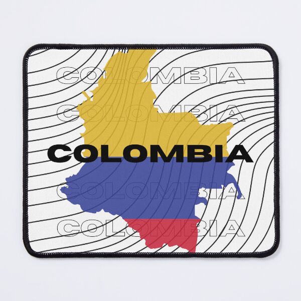 Item preview, Flag Map of Colombia designed and sold by nyblydd.