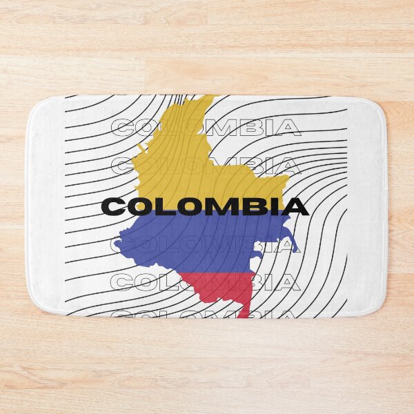 Item preview, Flag Map of Colombia designed and sold by nyblydd.