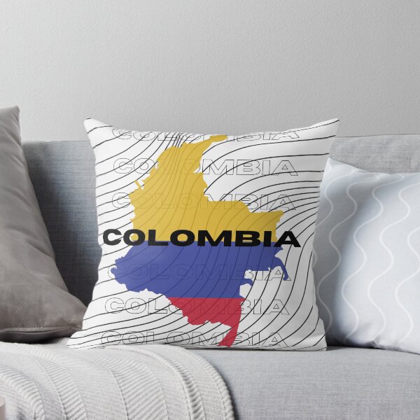 Item preview, Flag Map of Colombia designed and sold by nyblydd.
