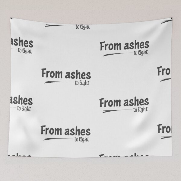 Item preview, From Ashes To Light – Christian Lent Season Typography designed and sold by CrossCrafted.
