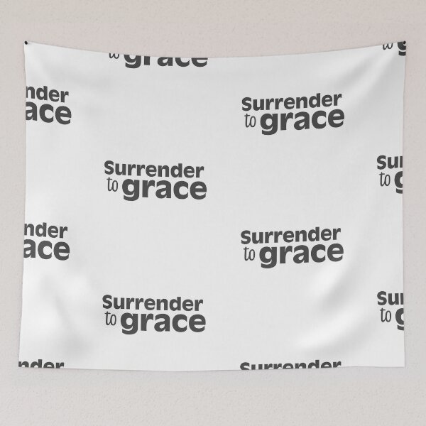 Item preview, Surrender To Grace – Christian Lent Season Typography designed and sold by CrossCrafted.