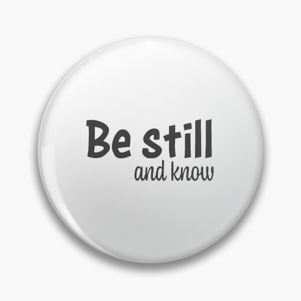 Item preview, Be Still And Know – Christian Lent Season Typography designed and sold by CrossCrafted.