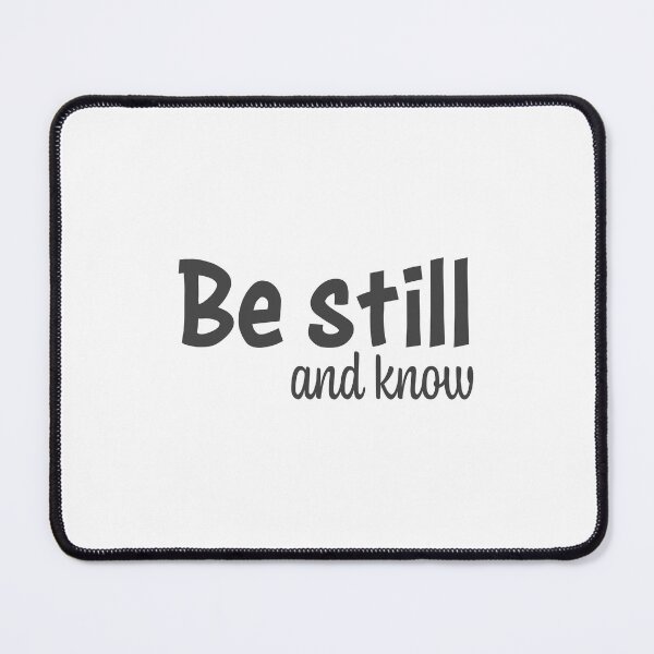 Item preview, Be Still And Know – Christian Lent Season Typography designed and sold by CrossCrafted.
