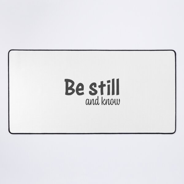 Item preview, Be Still And Know – Christian Lent Season Typography designed and sold by CrossCrafted.
