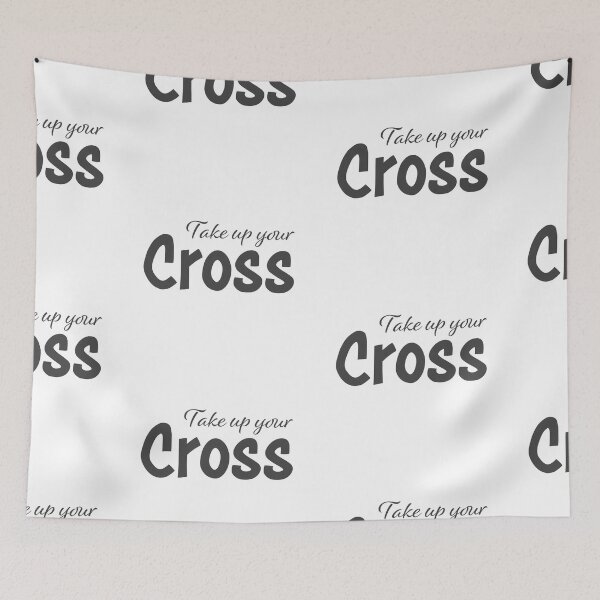 Item preview, Take Up Your Cross – Christian Lent Season Typography designed and sold by CrossCrafted.