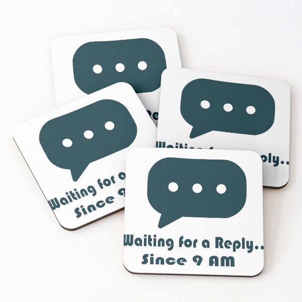 Item preview, Waiting for a Reply Speech Bubble designed and sold by quibrak.