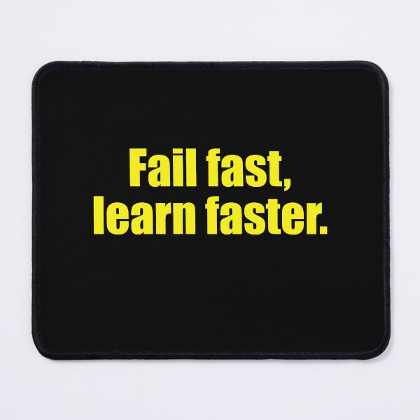 Item preview, Fail Fast, Learn Faster designed and sold by NOTRE-BONHEUR.