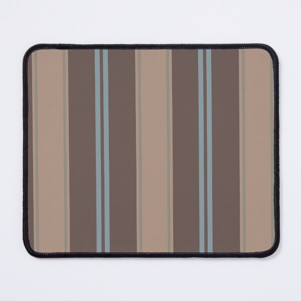 Item preview, “Lizzy” Regency stripe, Mocha, Coffee and Blue designed and sold by ncxadair.