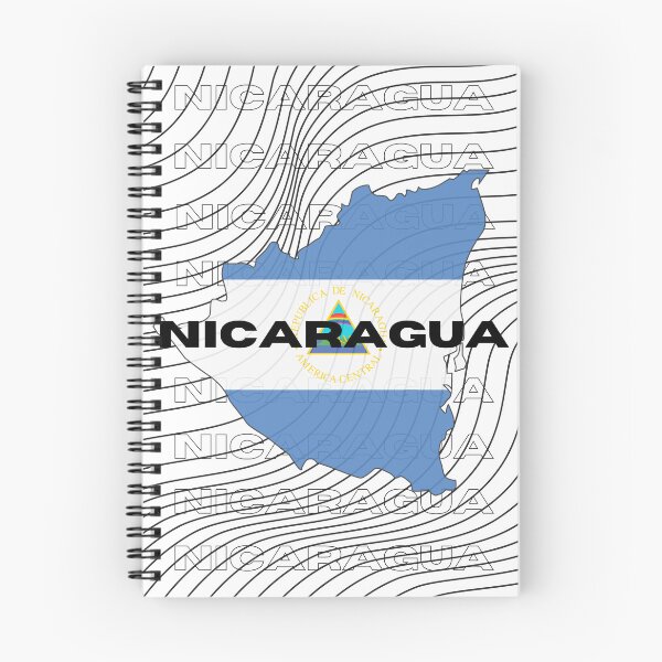 Item preview, Flag Map of Nicaragua designed and sold by nyblydd.