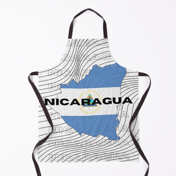 Item preview, Flag Map of Nicaragua designed and sold by nyblydd.