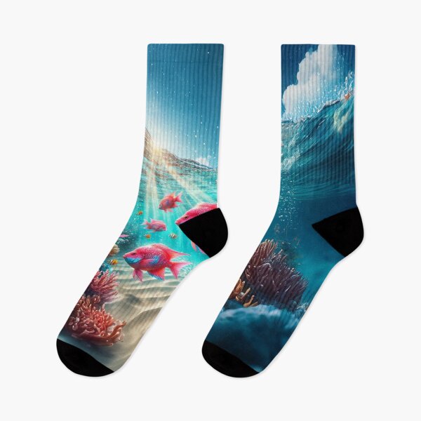 Item preview, Vibrant Underwater Paradise – Colorful Coral Reef & Exotic Fish designed and sold by ArtArchive-KK.