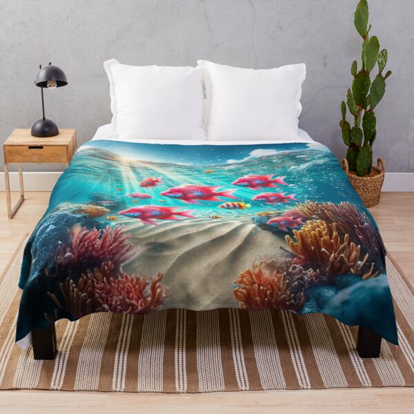 Item preview, Vibrant Underwater Paradise – Colorful Coral Reef & Exotic Fish designed and sold by ArtArchive-KK.