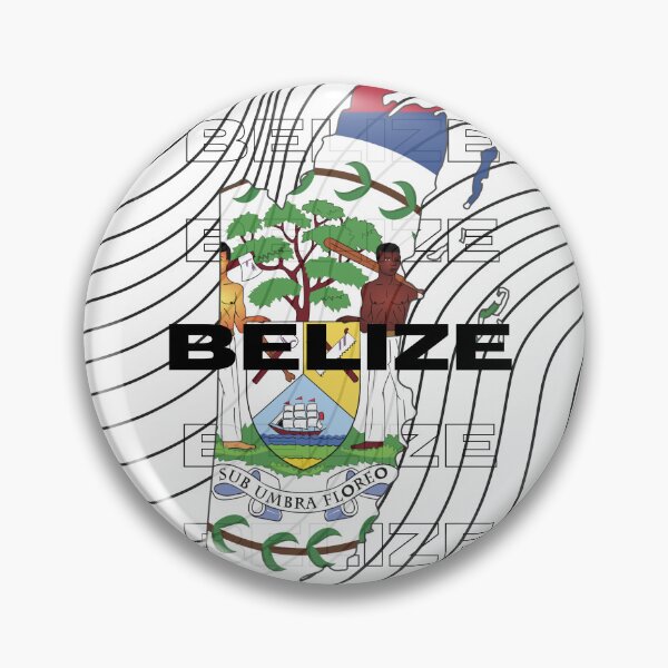 Item preview, Flag Map of Belize designed and sold by nyblydd.