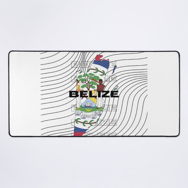 Item preview, Flag Map of Belize designed and sold by nyblydd.