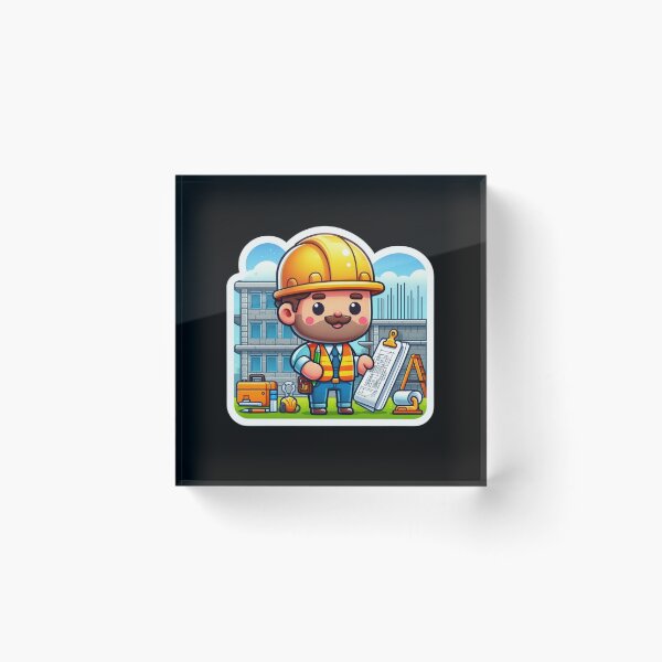 Item preview, building inspector designed and sold by EuropeanPrints.