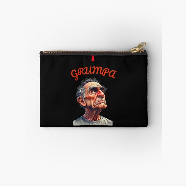 Item preview, Funny "Grumpa" Caricature – Grumpy Old Man with Playful Attitude designed and sold by Colorful-Garden.