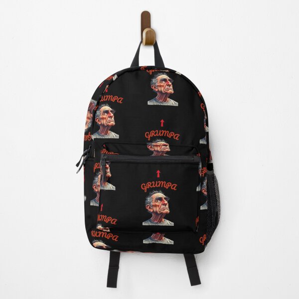 Item preview, Funny "Grumpa" Caricature – Grumpy Old Man with Playful Attitude designed and sold by Colorful-Garden.