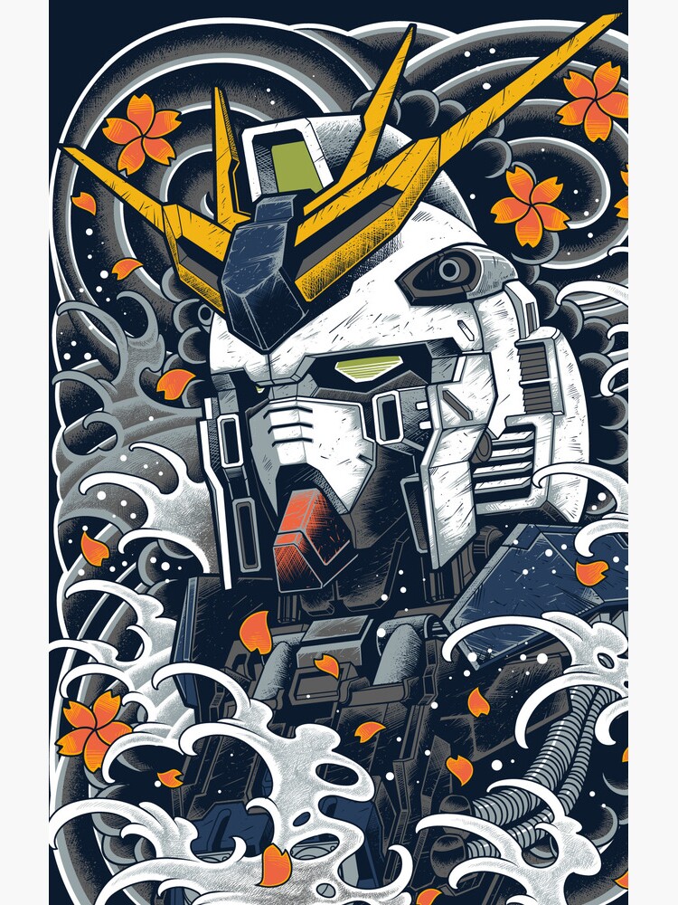 Thumbnail 4 of 4, Samsung Galaxy Phone Case, Nu Gundam Awesome designed and sold by Snapnfit.