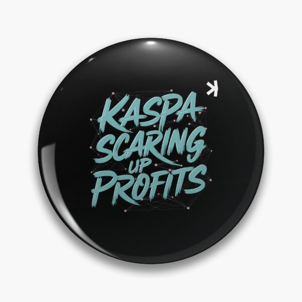 Item preview, Kaspa Lightning Network Crypto Minimalist Design designed and sold by RadDeck.