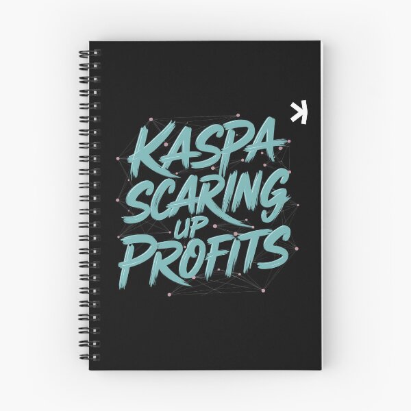 Item preview, Kaspa Lightning Network Crypto Minimalist Design designed and sold by RadDeck.