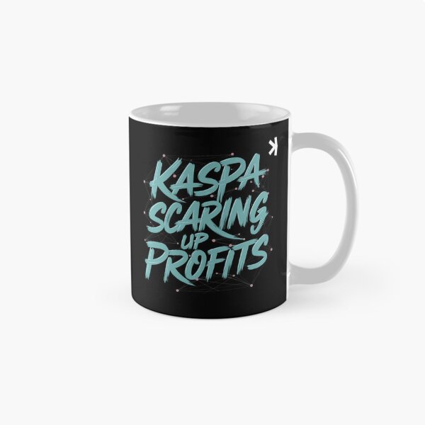 Item preview, Kaspa Lightning Network Crypto Minimalist Design designed and sold by RadDeck.