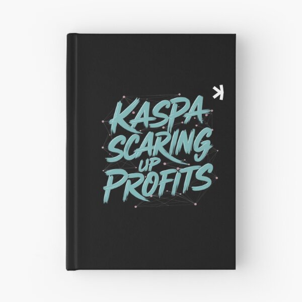 Item preview, Kaspa Lightning Network Crypto Minimalist Design designed and sold by RadDeck.