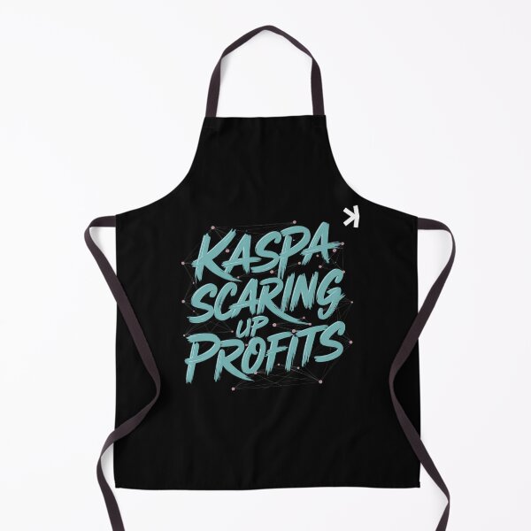 Item preview, Kaspa Lightning Network Crypto Minimalist Design designed and sold by RadDeck.
