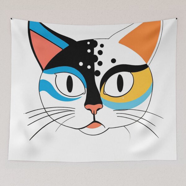 Item preview, Mystical Feline Elegance – Enchanting Cat Wall Art #11 designed and sold by MorningTrends.