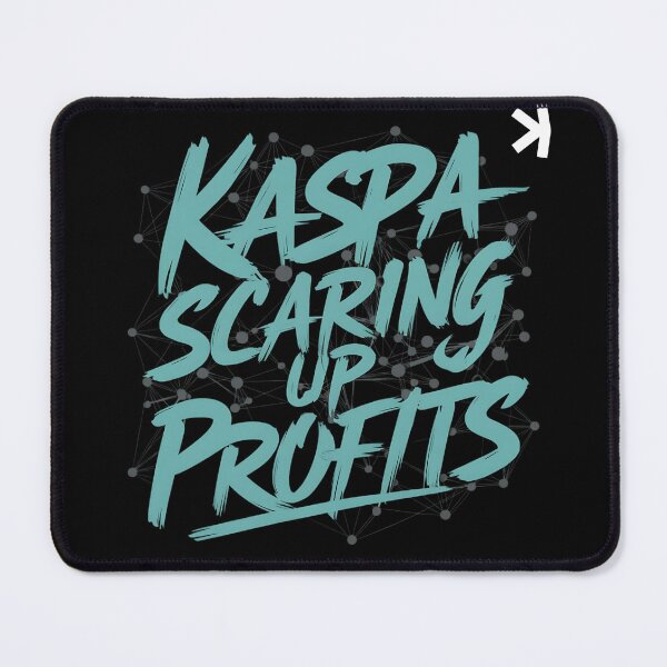 Item preview, Kaspa to the Moon Bullish Crypto Art designed and sold by RadDeck.
