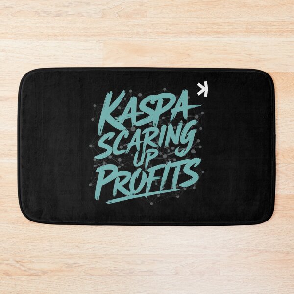 Item preview, Kaspa to the Moon Bullish Crypto Art designed and sold by RadDeck.