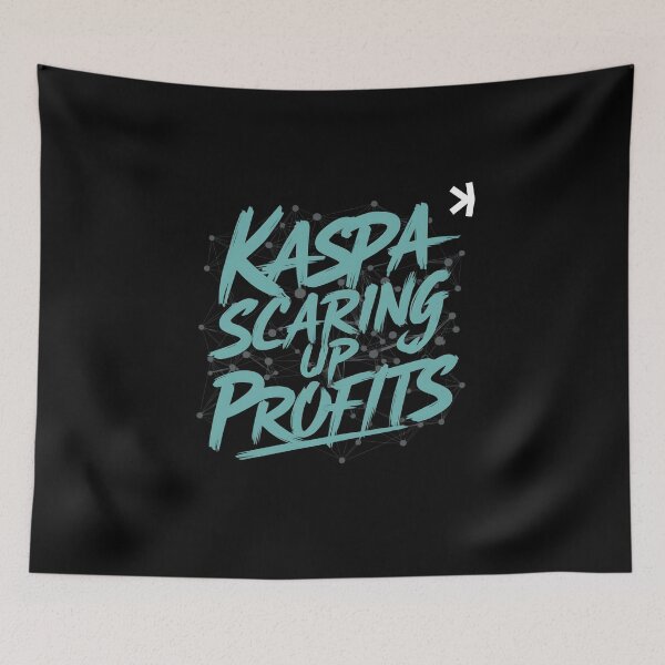 Item preview, Kaspa to the Moon Bullish Crypto Art designed and sold by RadDeck.