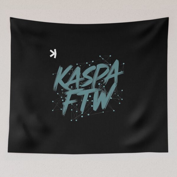 Item preview, Kaspa Glow The Bright Future of Crypto designed and sold by RadDeck.
