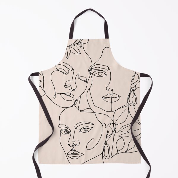 Item preview, Minimal women's line art. Illustration with one line woman face, flowers and leaves. designed and sold by CoCoArt-Ua.