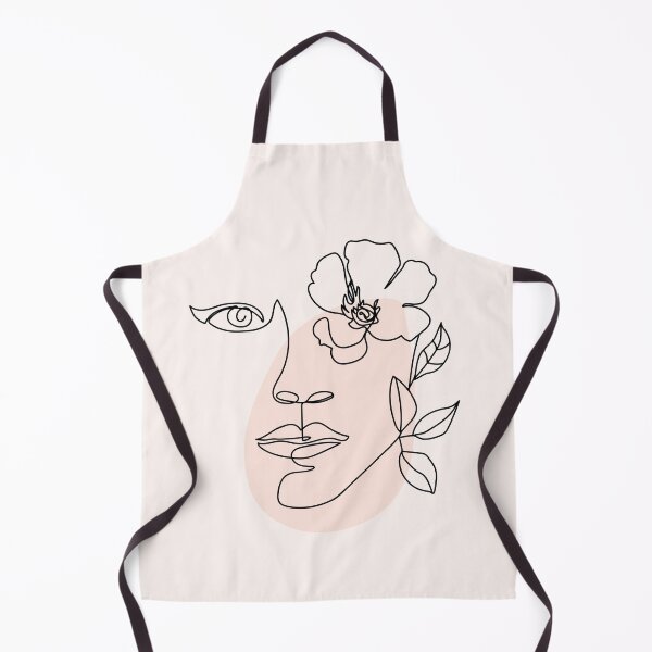 Item preview, Minimal woman line art. One line woman face with flower. designed and sold by CoCoArt-Ua.