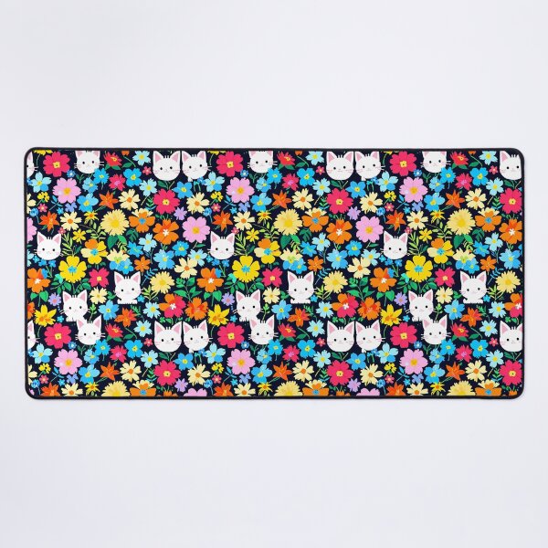 Item preview, Kittens & Flowers Pattern Design 4 designed and sold by Domo-Design.