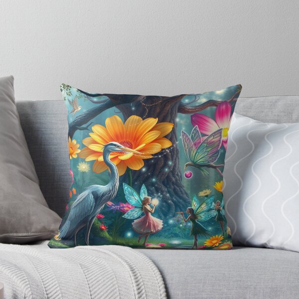 Item preview, Heron and fairies designed and sold by MarilynBaldey7.