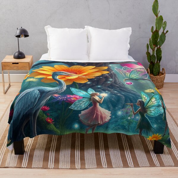 Item preview, Heron and fairies designed and sold by MarilynBaldey7.