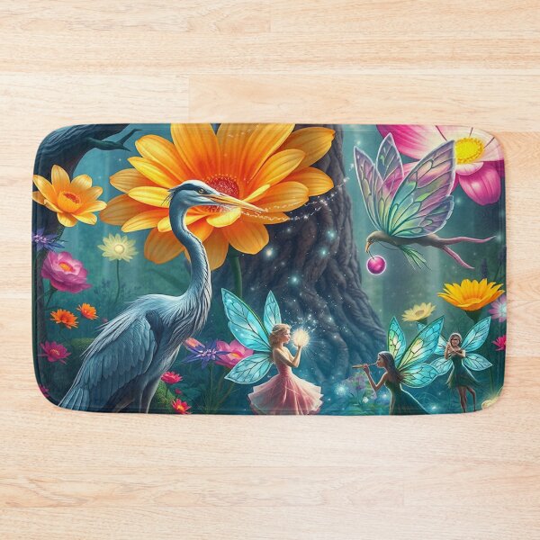 Item preview, Heron and fairies designed and sold by MarilynBaldey7.