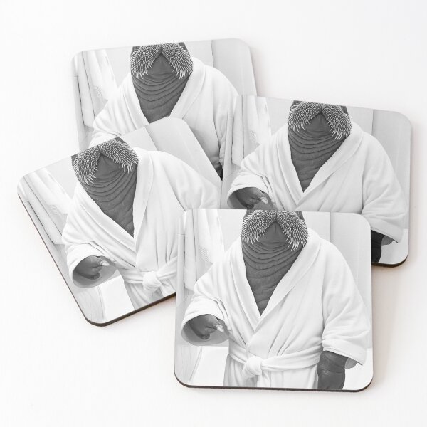 Item preview, Walrus Wearing a Bathrobe, Cute Bathroom Animals designed and sold by CheekyAnimalz.